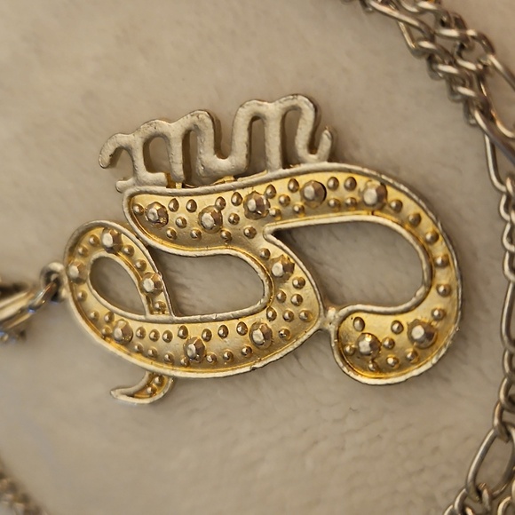 Vtg 1990s Hip Hop G Unit Pendant Figaro Chain Necklace - Picture 3 of 6